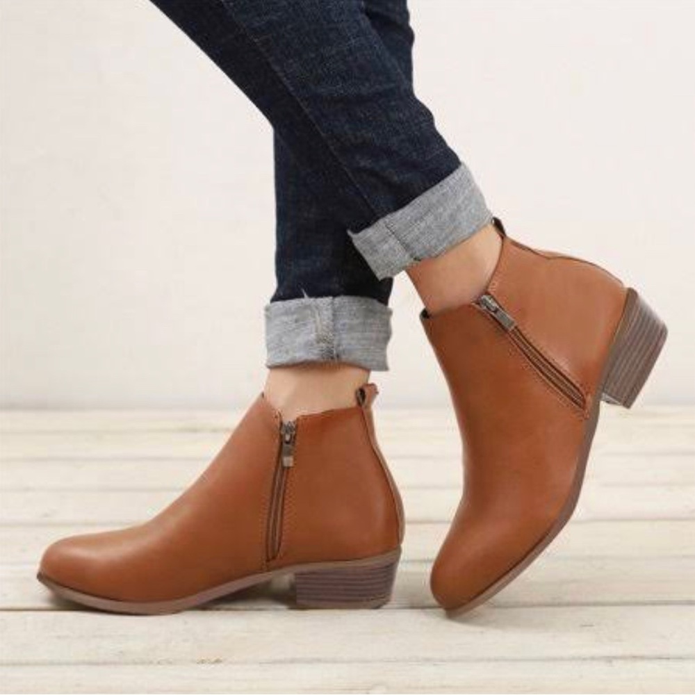 Ralph Lauren | Brown leather ankle boots